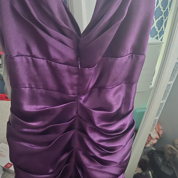 Luxurious Deep Purple Prom Dress - Picture 4 of 5